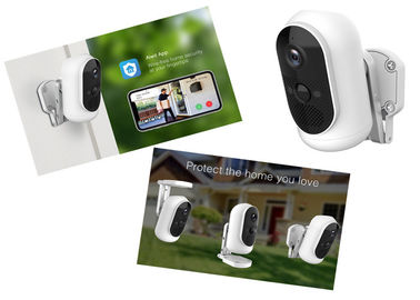 Wifi-Veiligheidscamera op batterijen/de Volledige HD Openlucht Binnen Draadloze IP Camera van 1080P