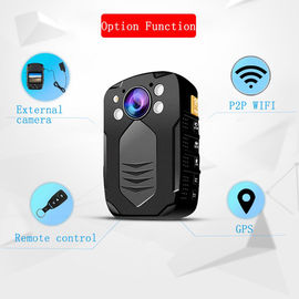 Wifilichaam Opgezette Camera/van de Nokkentcls van Kabeltelevisie Video van de de Politielichaam Versleten Videocamera Gps 4K Nachtvisie