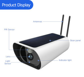 4G zonnebatterijencamera met 2 manier audio en in real time functie.