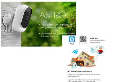 1080P van de de Camerasd-geheugenkaart van het Toezichtpir motion detection van de Openlucht Draadloze Veiligheid van WiFi IP de Acculadingcamera de Audio