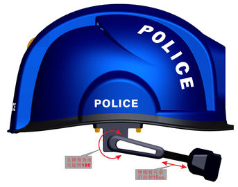 Thermische de Helmcamera van de Beeldspraakveiligheid/Slimme Temperatuur die Helm meten