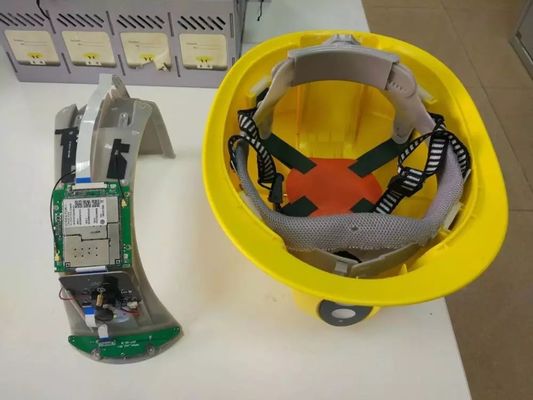 De Helm van de bouwveiligheid met de Draadloze tweerichtingsaudio van het Camera4g 3G WIFI Netwerk