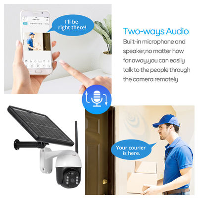 Waterdichte IP66 Camera van de veiligheidssysteem4g de Zonne Openluchtcamera voor Binnenplaats