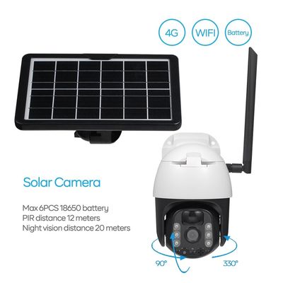 Waterdichte IP66 Camera van de veiligheidssysteem4g de Zonne Openluchtcamera voor Binnenplaats