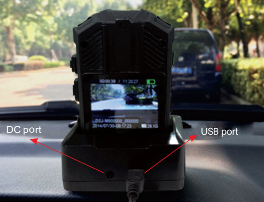 de Camera van het de Politielichaam van 1080P QHD bouwde 32GB-Verslag Video-audio Beeld in