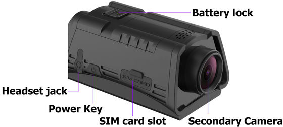 Dubbele de Opnamecamera MTK6739 Live Streaming Camera van 3600mAh 4MP JPEG