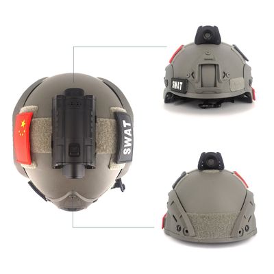 2.4GHz GPS-helmcamera Live Streaming 3600mAh Voor troepen