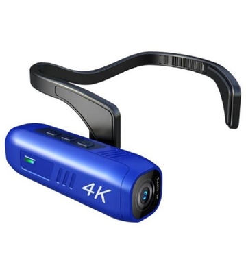 De Hoofdtelefooneis 4K 2200mAh van de gyroscoop Wearable Videocamera EP6 1080P Vlog Wifi