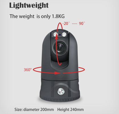 HD veiligheids4g PTZ Camera de Automatische Synchronisatie van de 360 Graadomwenteling
