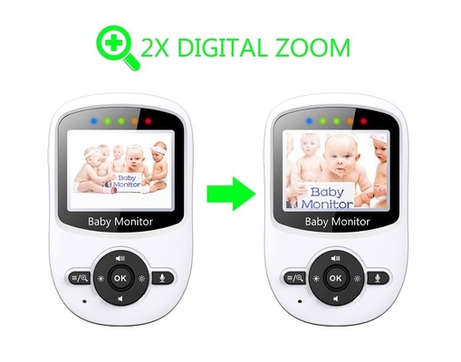 2,4 GHZ Draadloze Babymonitor LCD van de 2,4 Duimkleur Vertoning met Nachtvisie