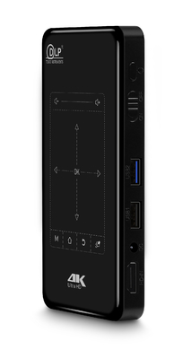 Draagbare Mini de Zakprojector die van DLP 4K 3D Controle van Playbackirl decoderen