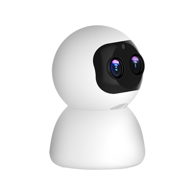 1080P WIFI-van de de Cameranacht van kabeltelevisie van de Huis de Dubbele Lens Erkenning van het de Visiegezicht