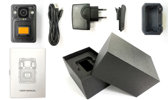 Versleten Waterdicht de Camerabasisstation Schokbestendige IP67 van de nachtvisie H.265 4G GPS Lichaam