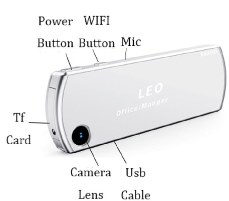 Kabeltelevisie-Camera 7 het Kentekencamera van de Uren Videoopname H.265 WIFI HD