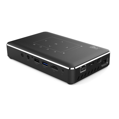 DLP 150 Lumen van Mini Portable Projector Android 9,0 OS de Handnadruk van de het Levenstijd