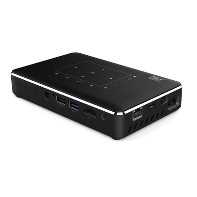 DLP 150 Lumen van Mini Portable Projector Android 9,0 OS de Handnadruk van de het Levenstijd