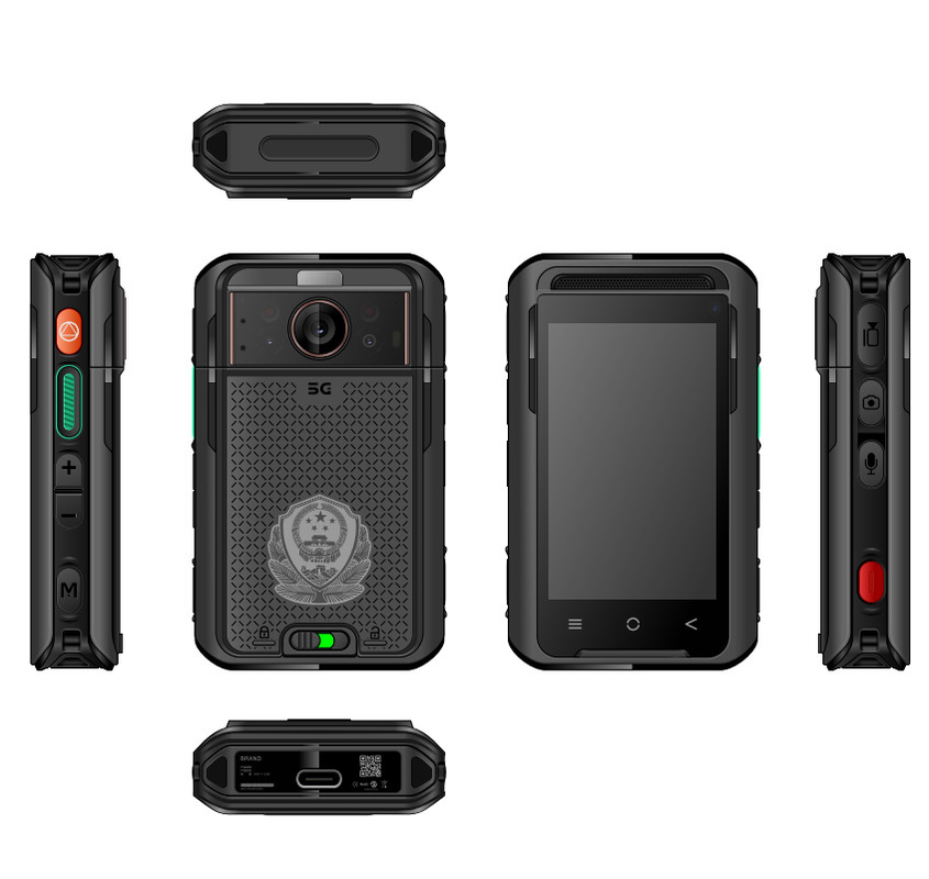 5G NR/SA Thermal Imaging Body Camera 4K HD 3500mah Dual Battery EIS 4G 64GB 3,1 inch LCD