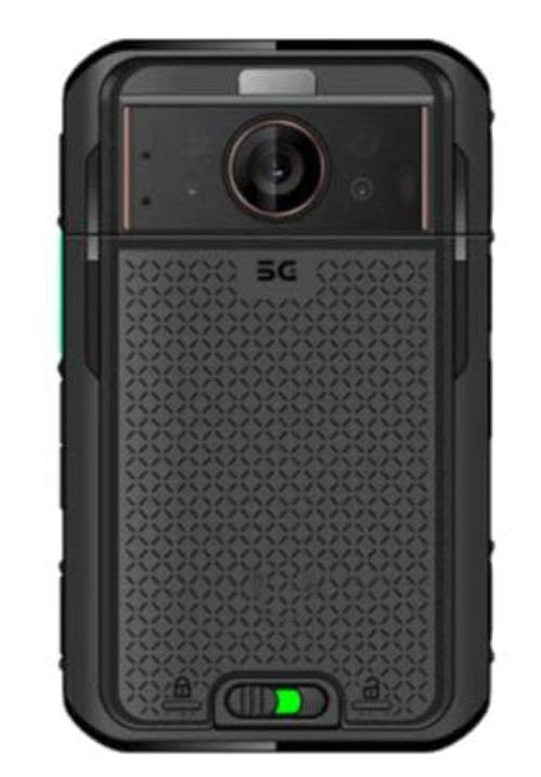 Vervangbare 8000mAh batterij 5G body camera met 13MP achtercamera en gyroscoop sensor