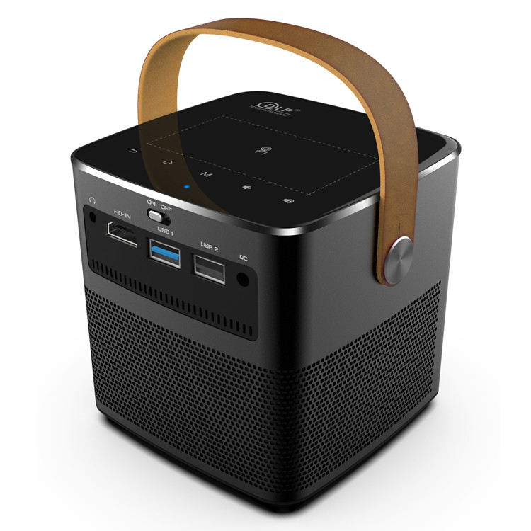 Home Theater DLP Mini Projector Met Projectie Licht En Led Osram 500 1 Contrast Helder