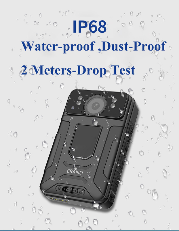 4G Bluetooth politiecamera's met hoge definitie audio / video opname