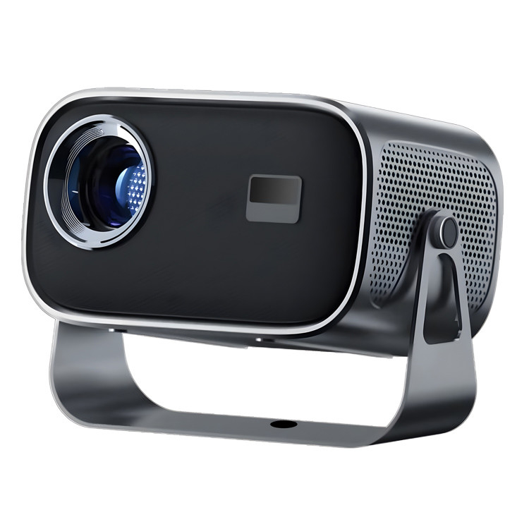 Mini Draagbare Projector met WiFi6 2.4G/5G 802.11a/b/g/n/ac/ax GPU ARM Mali-450 MP2 GPU 720P LCD Projection Technology