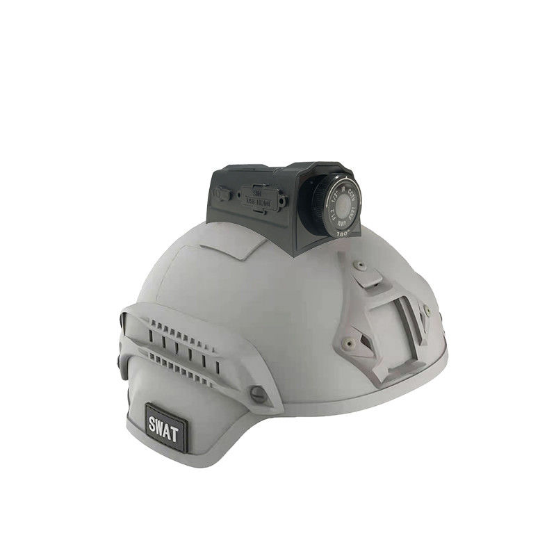 Live Streaming Tactische veiligheidshelmcamera met 2,4 GHz WiFi en 256kbps-8Mbps Video Bitrate
