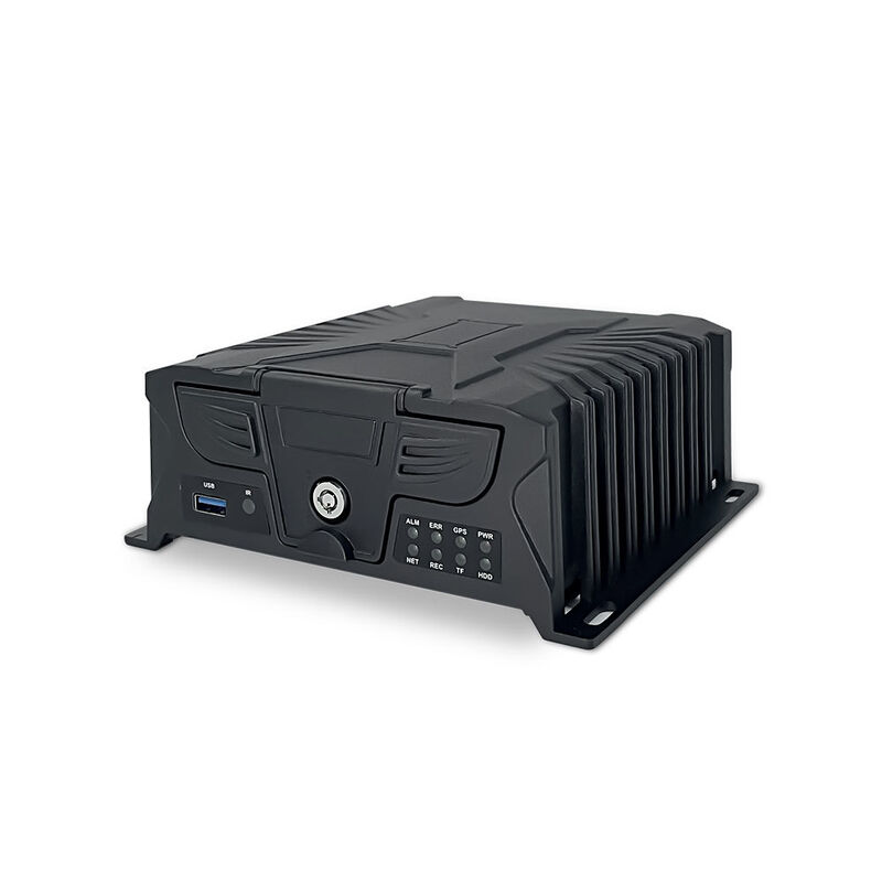 4G mobiele DVR ondersteunt HDD SSD en TF-kaartopslag met Power Off Protection en Multiple Circuit Protections voor mobiel