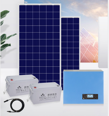 4kw zonne Hybride Machtssysteem van het Systeem van de Net Zonne-energie voor Huisgebruik