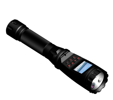 Multifunctionele politie zaklamp DVR Ambarella Chipset 8000mAh batterij