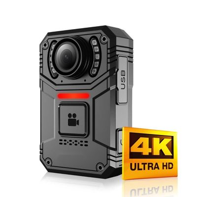 4K HD Wetshandhaving Security Bodycams 2500 Mah Battery en 2 inch Display