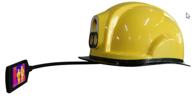4G de slimme Helm van de Temperatuur Infrarode Thermische Autotemperatuur