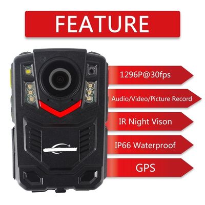 De Videocamera's van de lichaamsbereden politie met GPS-Functie